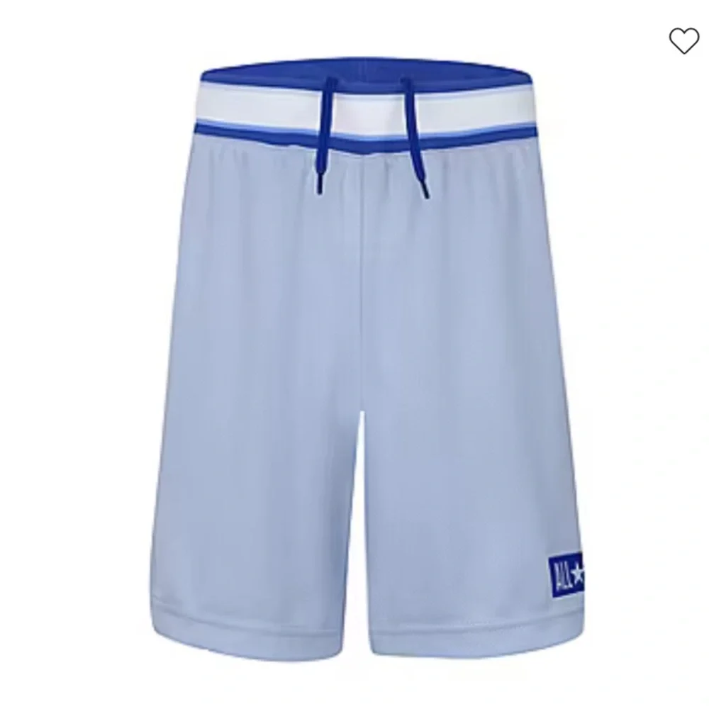 Converse Big Boys Sport Core Mesh Drawstring Shorts, Lt Armory Blue New w/Tag